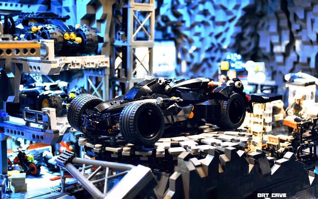 Extremely huge, extremely detailed LEGO Batcave