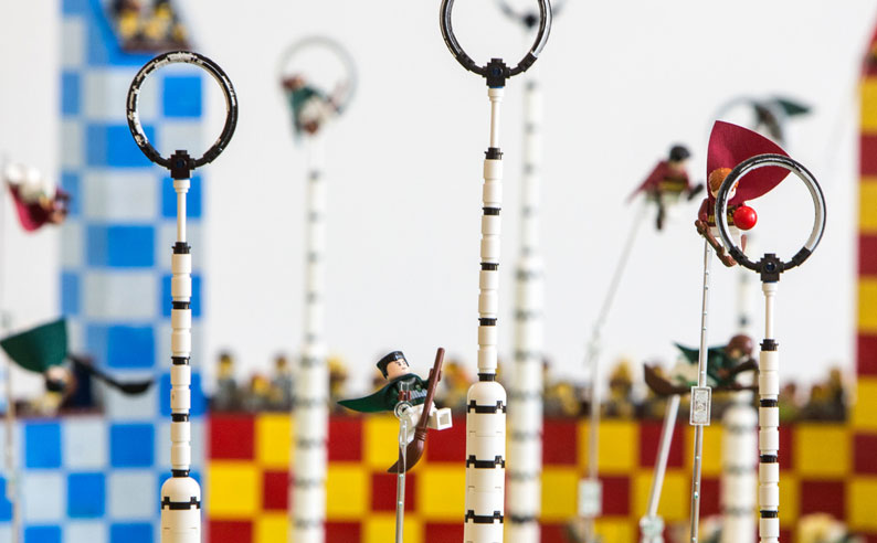 Wow.  This is an incredible LEGO Harry Potter Quidditch display
