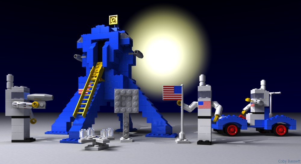 lego moon landing