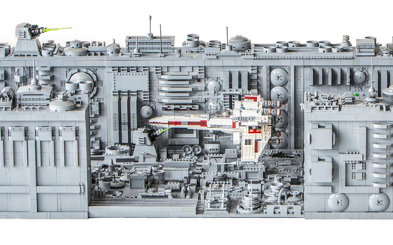 Lego star wars discount x wing trench run