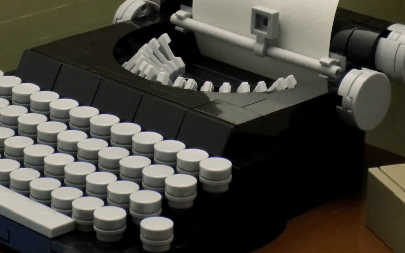 Who knew LEGO typewriters were so popular?
