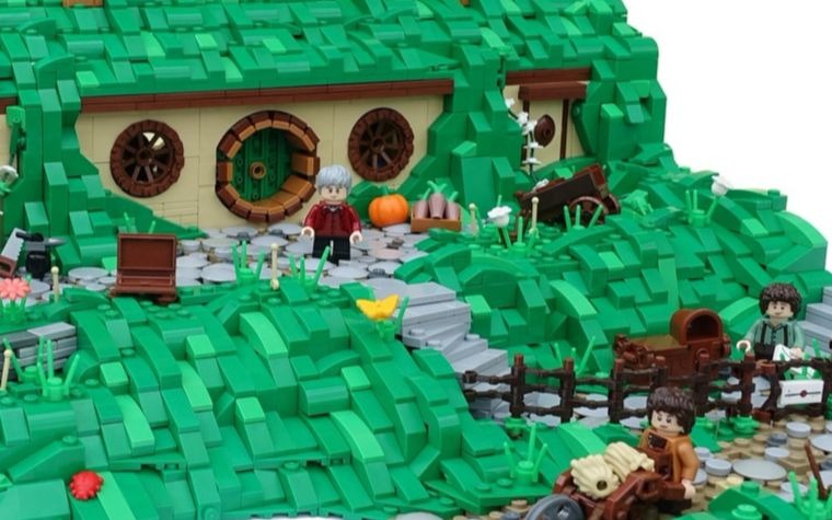 This LEGO Bag End is warm and welcoming.