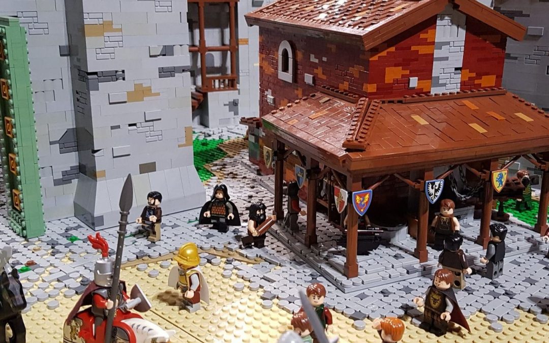 Beautiful Medieval LEGO Town - All About The Bricks