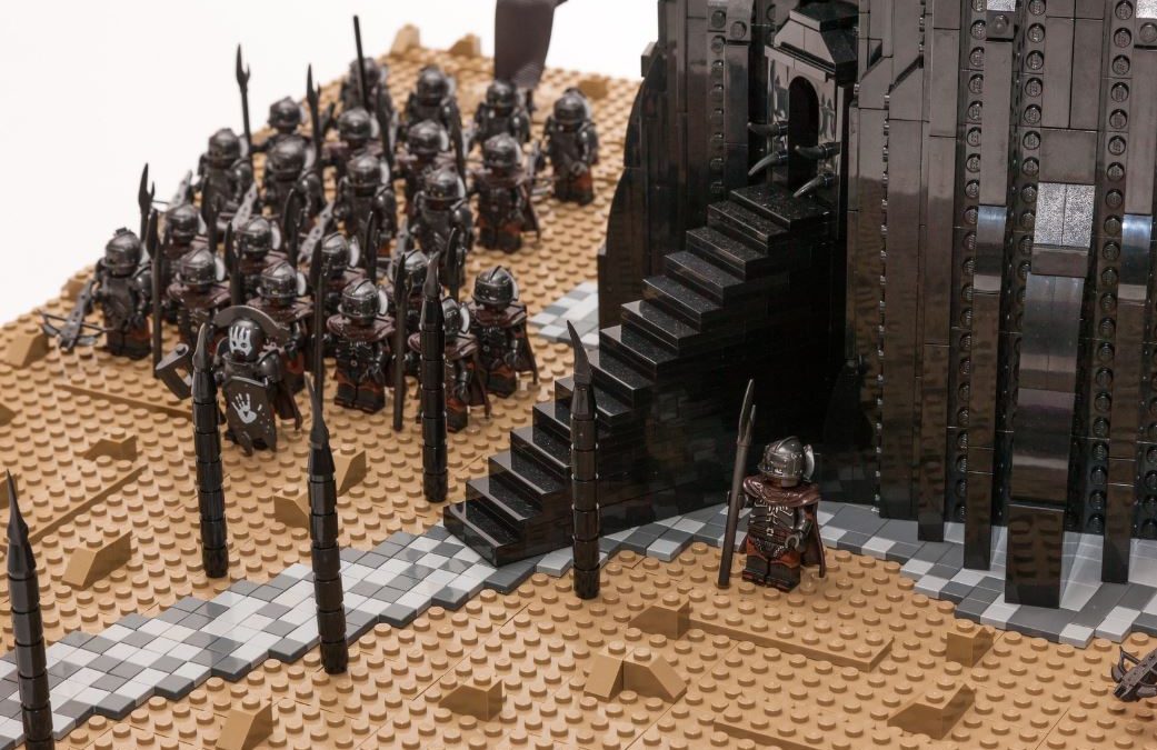 red brick codes lego lord of the rings