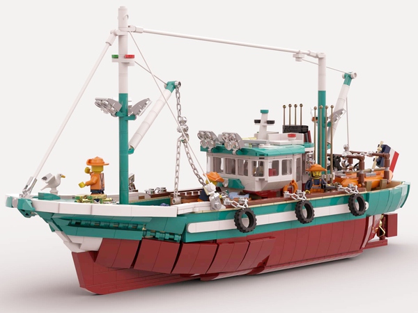 Lego Ideas Great Fishing Boat