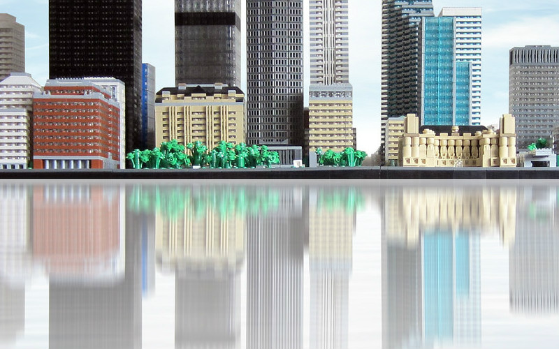 lego microscale skyscrapers buildings